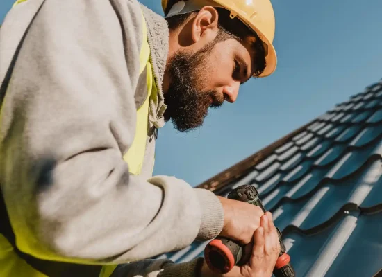 Services Man On roof